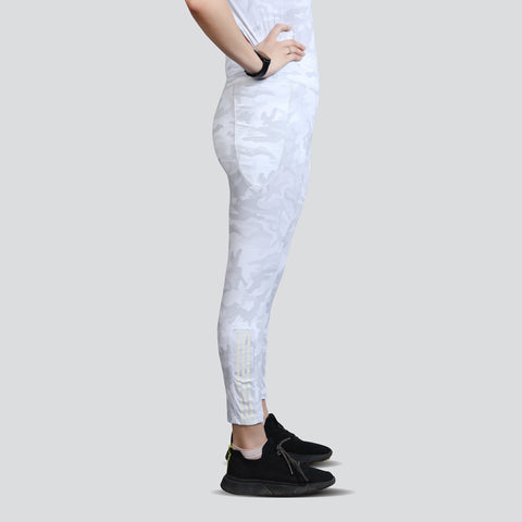 White Camo Leggings, Yoga Pants, Sport Pants, Fitness – Edgefitness_apparel
