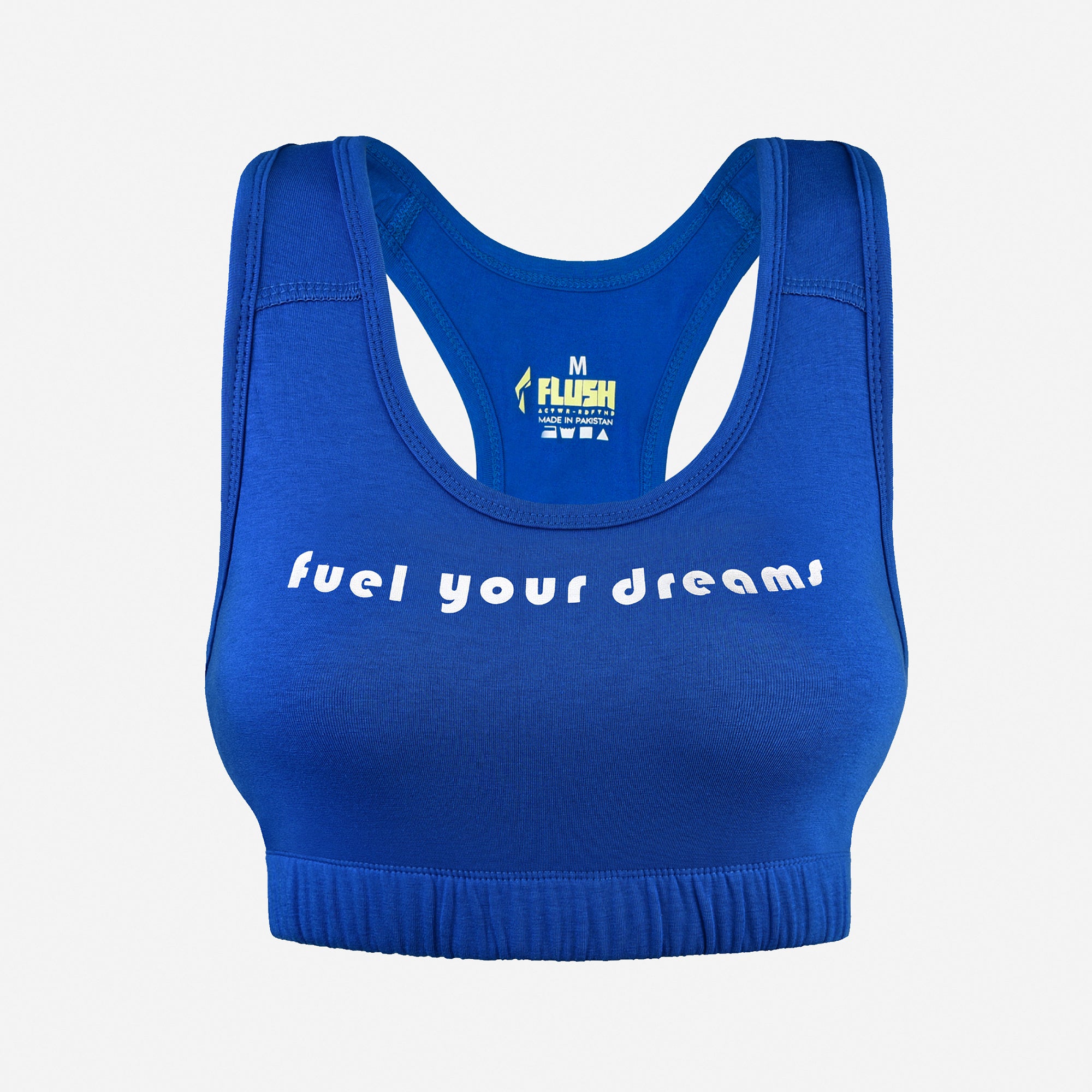 Women's Seamless Sports Bra, Support for Yoga Gym - RoyalBlue - Medium /  Royal Blue