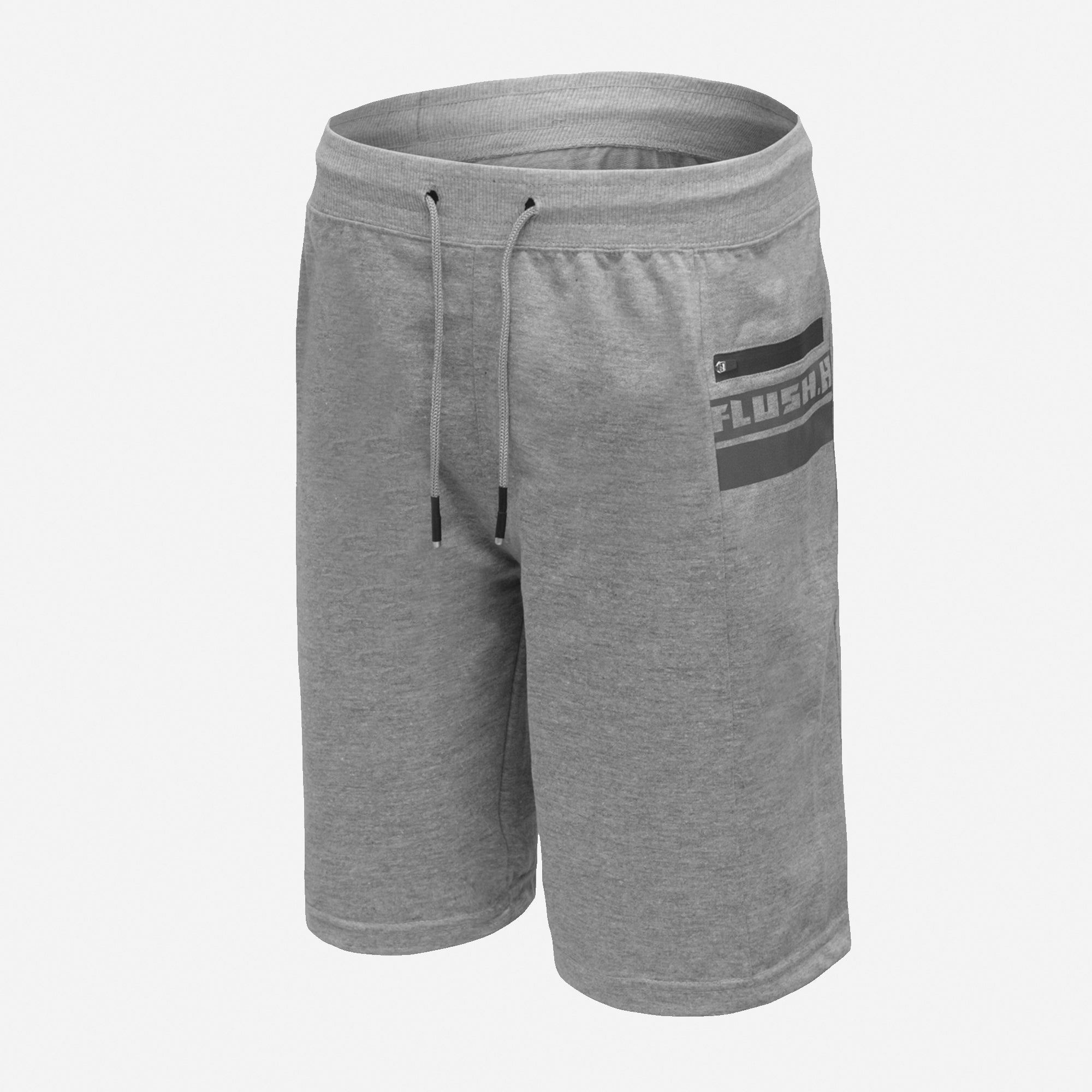 Sports Athletic Gym Running Terry Shorts With Secure Zipper Pocket