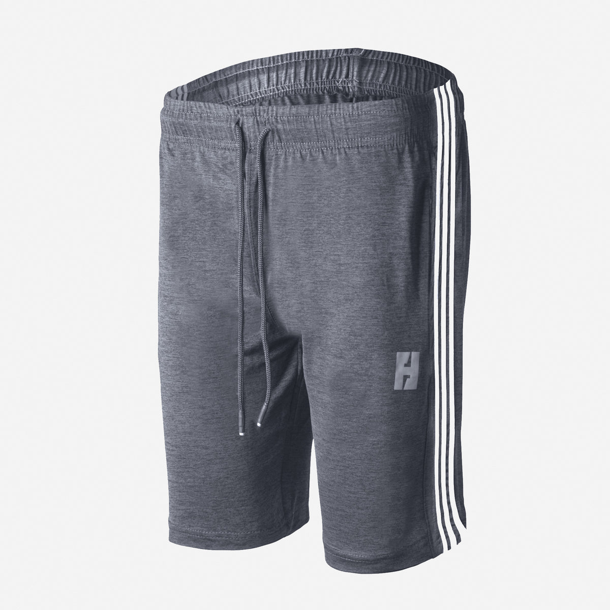 Sports Athletic Gym Outdoor Shorts With Secure Zipper Pocket Three Stripes