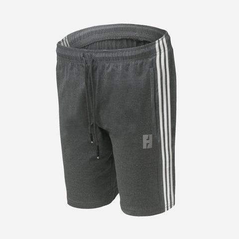 Sports Athletic Gym Outdoor Shorts With Secure Zipper Pocket Three Stripes